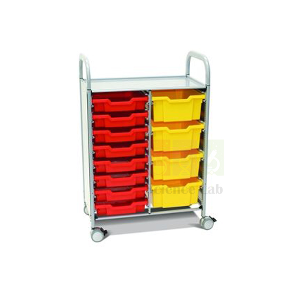 Double Trolley with Shallow and Deep Trays
